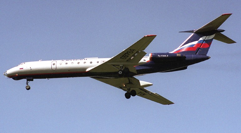 Самолет Ту-134А-3  Кликни по фотографии, 
чтобы увеличить до размера 1024 х 683.
Click to picture for enlarge before size 1024 x 683.