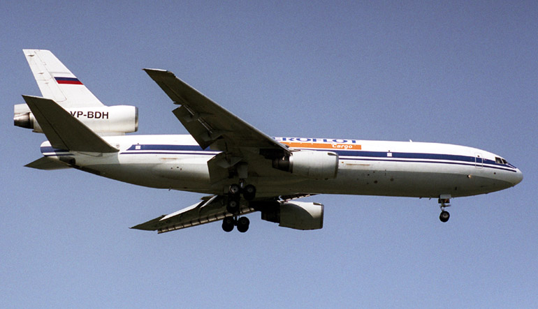 Самолет DC10-40  Кликни по фотографии, 
чтобы увеличить до размера 1024 х 683.
Click to picture for enlarge before size 1024 x 683.