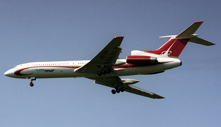 Самолет Ту-154М  Кликни по фотографии, 
чтобы увеличить до размера 1024 х 683.
Click to picture for enlarge before size 1024 x 683.