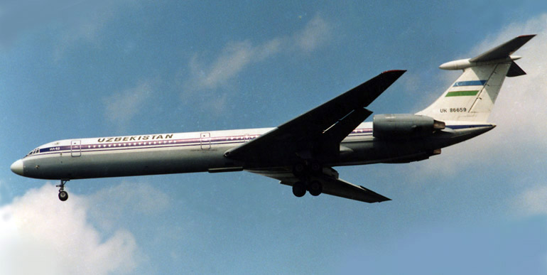 Самолет Ил-62 Кликни по фотографии, 
чтобы увеличить до размера 1024 х 683.
Click to picture for enlarge before size 1024 x 683.